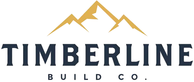 Timberline Build Co. logo with mountain graphic
