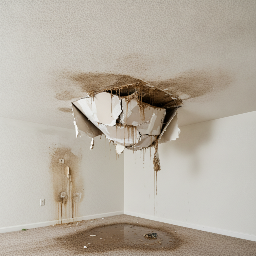 Wet Drywall Water Damage Repair in Orange County 1 Wet Drywall Water Damage Repair in Orange County